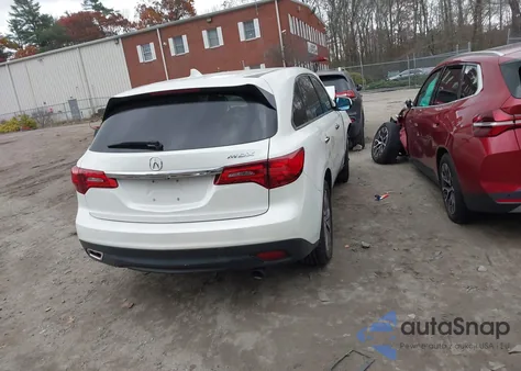 2014 Acura Mdx Technology Package from USA, damaged, VIN 5FRYD3H4XEB012745